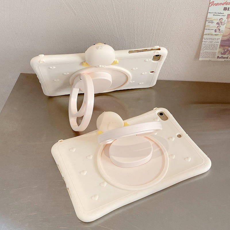 Bao Da Máy Tính Bảng Bảo Vệ Toàn Diện 360 Độ Hình Vịt Cho iPad Air 1 2 3 4 iPad 9th 10th 10.9 Mini Pro 7.9 2020 2018 Ốp