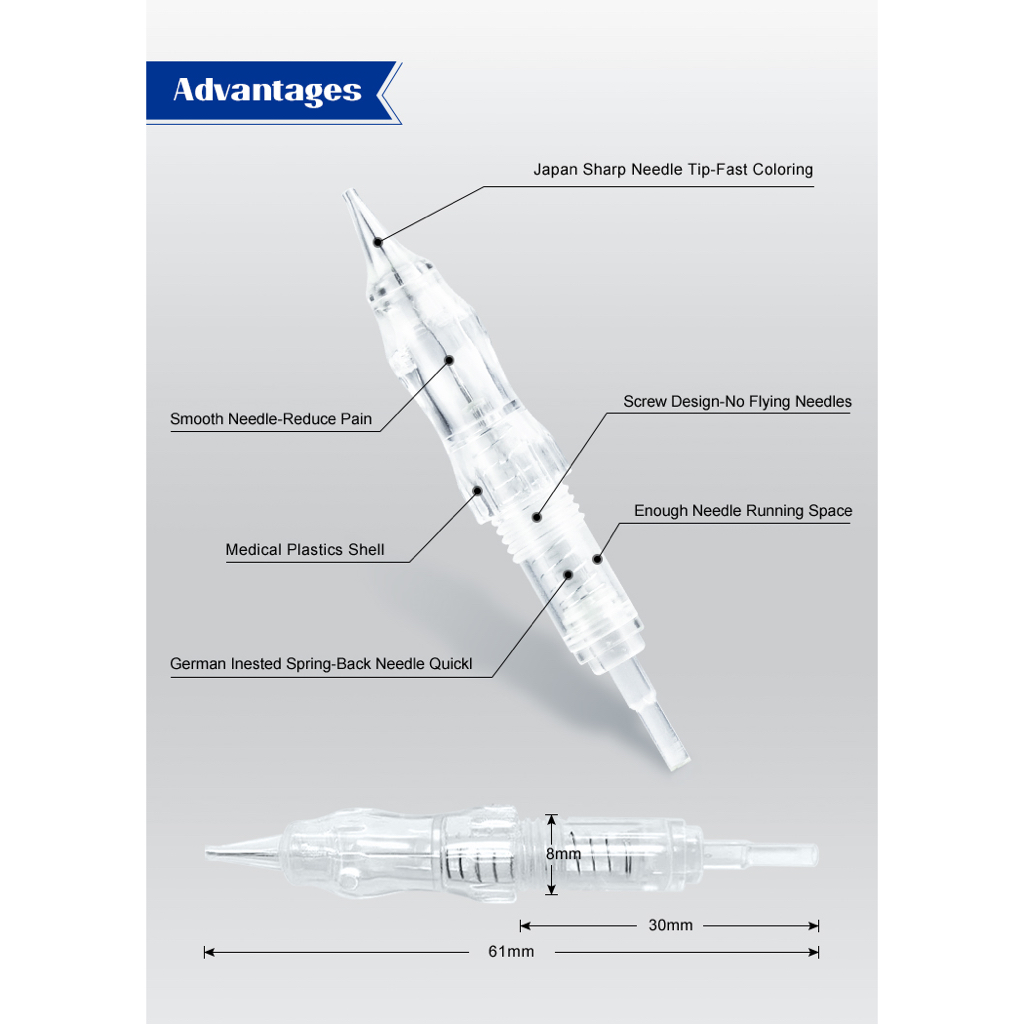 Kim Xăm Trang Điểm Vĩnh Viễn Cho Lông Mày Môi