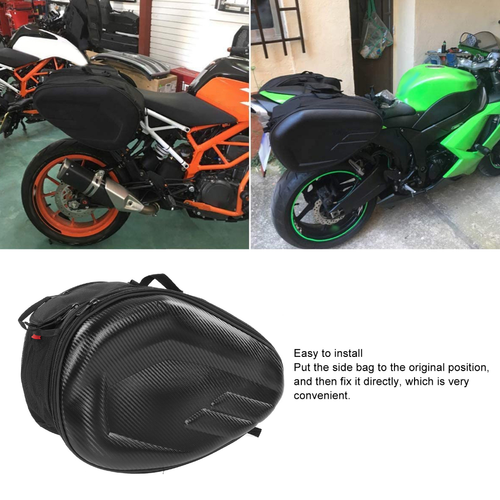 Motorlife 1 Cặp Yên Xe Máy Túi 600D Vải Oxford Công Suất Lớn Đa Năng Bên