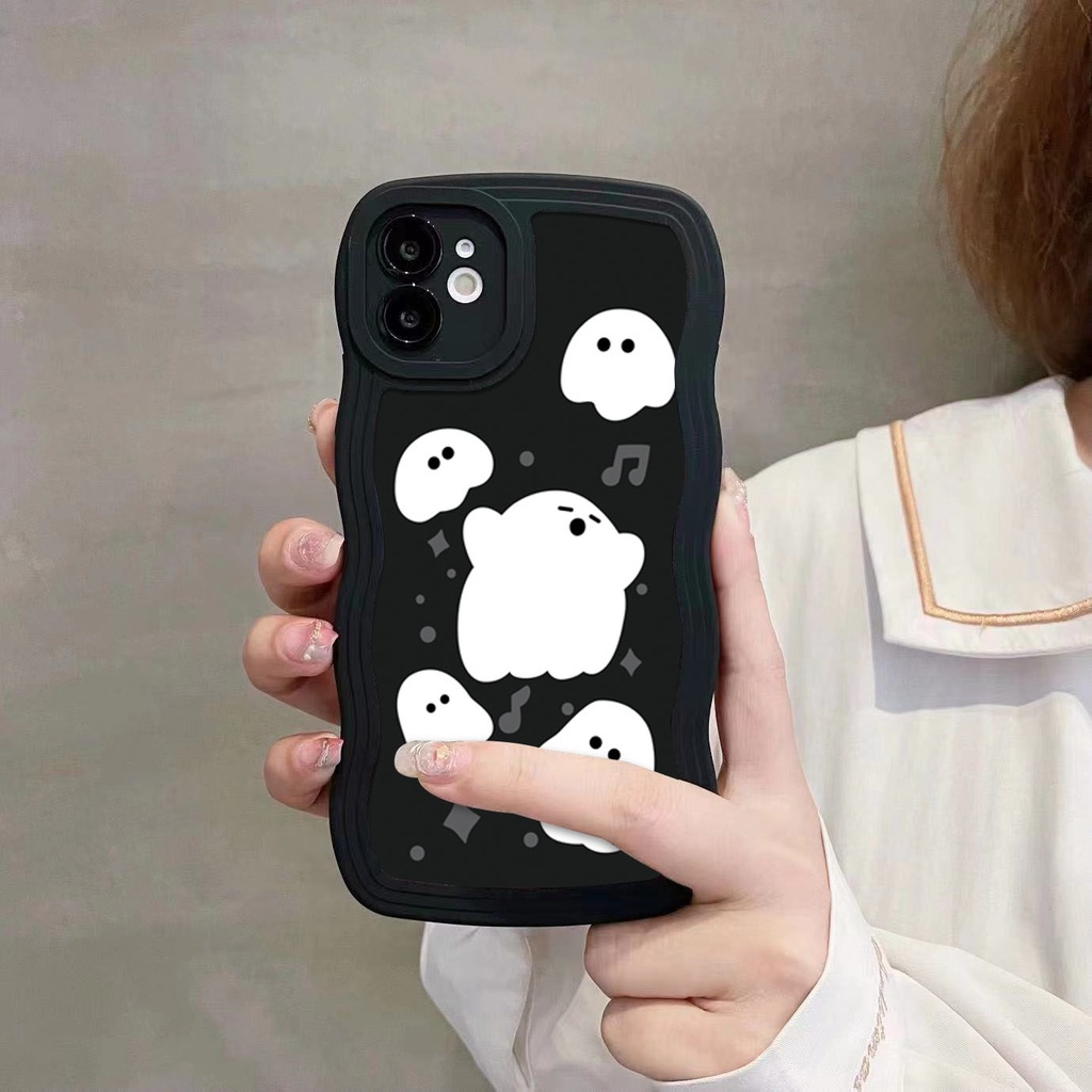 Ốp Điện Thoại Mềm In Hình Ma Dễ Thương Cho iPhone 11 12 14Promax 6s plus 7plus 8plus 11Promax 13Pro xr xs max 7g 12Promax 14