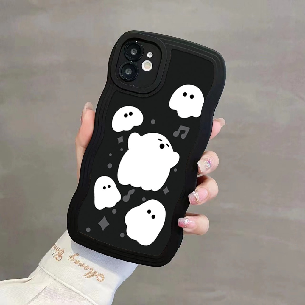 Ốp Điện Thoại Mềm In Hình Ma Dễ Thương Cho iPhone 11 12 14Promax 6s plus 7plus 8plus 11Promax 13Pro xr xs max 7g 12Promax 14