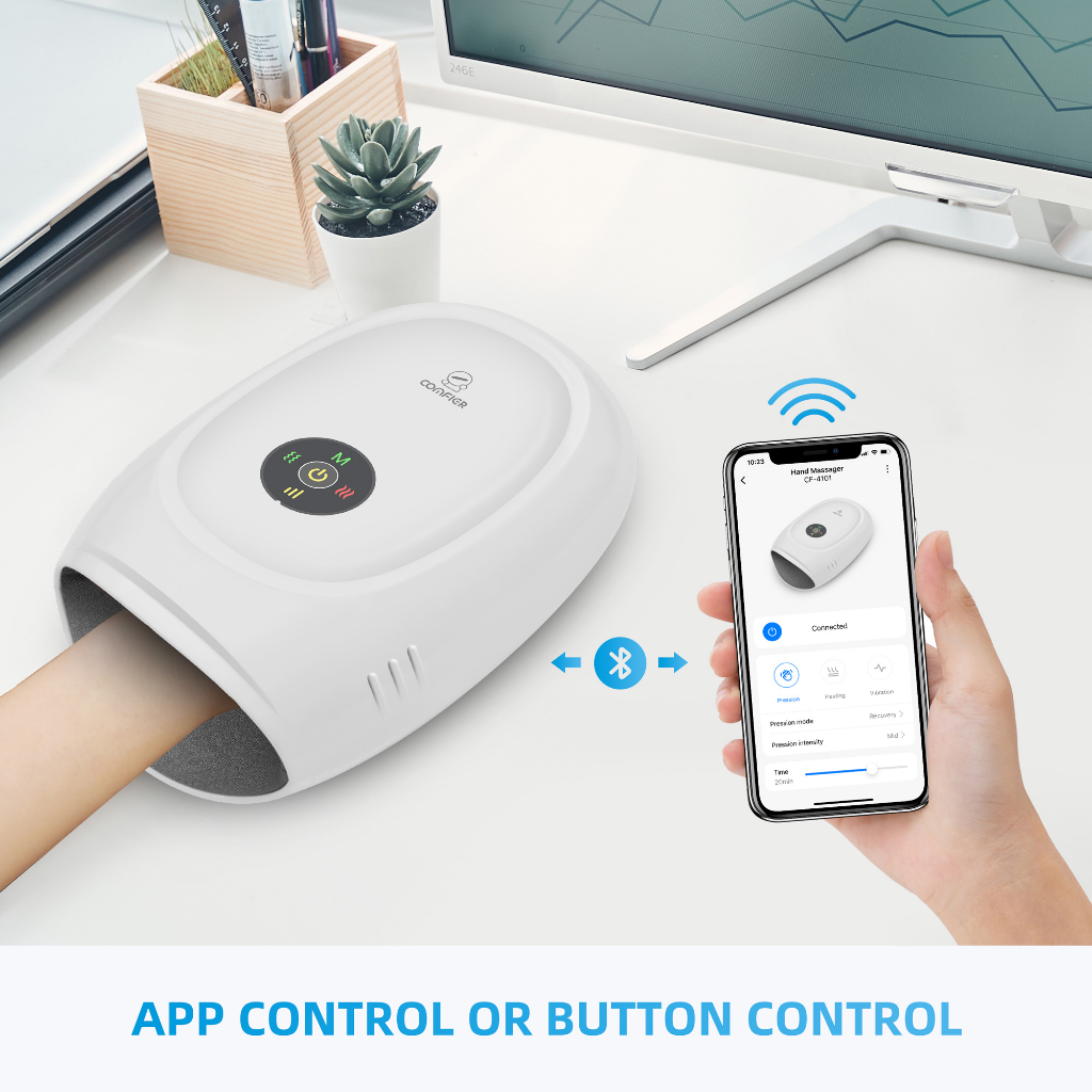 Comfier Không dây Máy massage tay điện Kiểm soát APP CF-4101APP