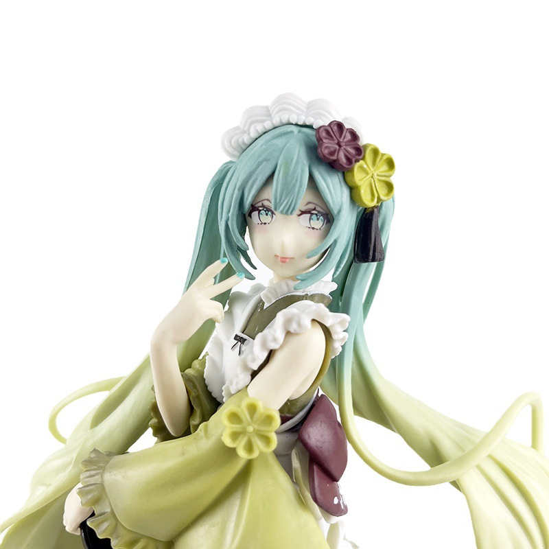 Mô Hình Nhân Vật Hatsune Miku 21cm Bằng PVC Màu Matcha Ngọt Ngào