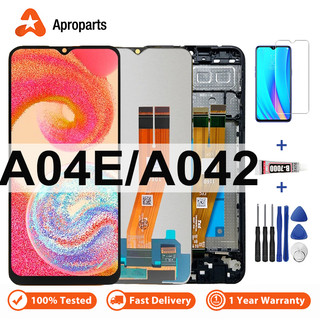 Màn hình cảm ứng lcd kèm khung thay thế dành cho samsung galaxy a04e sm-a042f a042m / ds