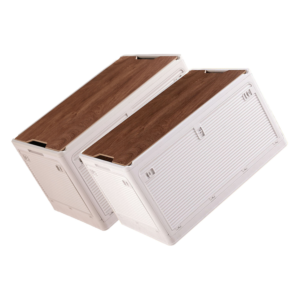 Có thể bán buôn Hộp lưu trữ gấp 36L Thùng bằng nhựa di động không thấm nước dung tích lớn cho cắm trại ngoài trời Vermont055 Hàng giao ngay