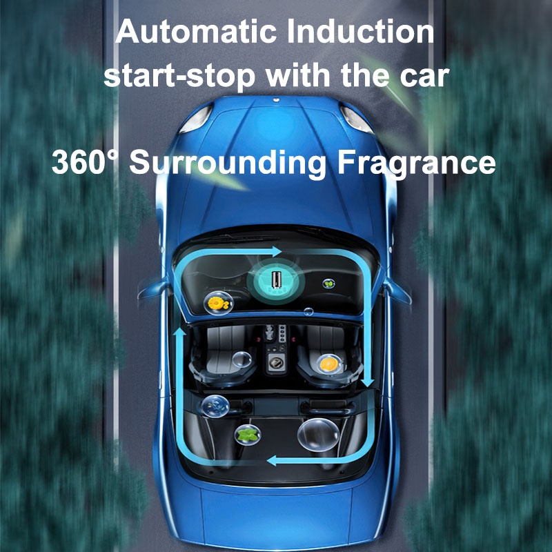 Nước Hoa Phun Sương Tạo Mùi Thơm Thông Minh Trang Trí Nội Thất Xe Hơi