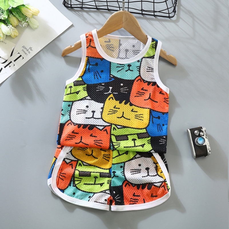 Homibear / / Bộ Quần Áo Lưới Thoáng Khí Nhanh Khô Thoải Mái Cho Bé Trai Và Bé Gái