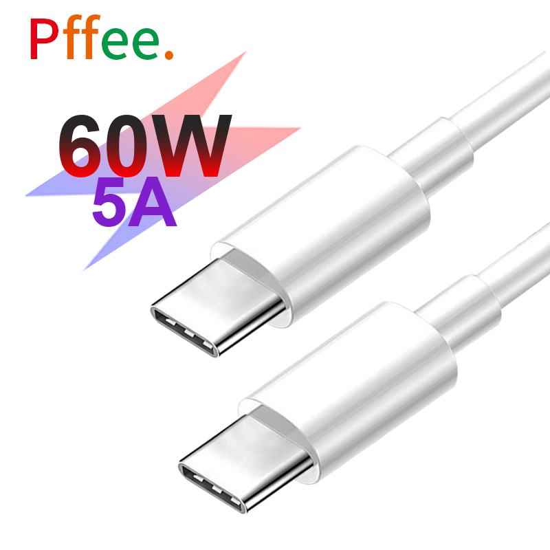 Dây Cáp Sạc Nhanh 60W USB C Sang Type C 5A 60W PD Chuyên Dụng Cho Ipad pro xiaomi huawei