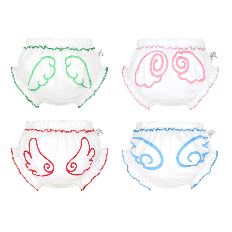 Quần lót cotton LUCKY BIG CAT dễ thương dành cho bé gái 0-3 tuổi