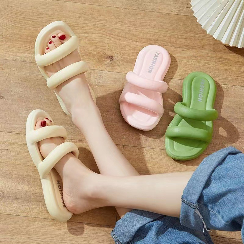 Dép Đi Biển Đế Dày Thoải Mái Thời Trang Mùa Hè Cho Nữ