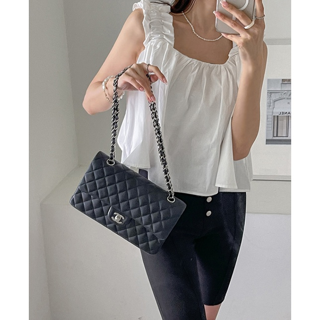 SUXI Áo Sơ Mi Không Tay Dáng Rộng Thời Trang Mùa Hè Dành Cho Nữ