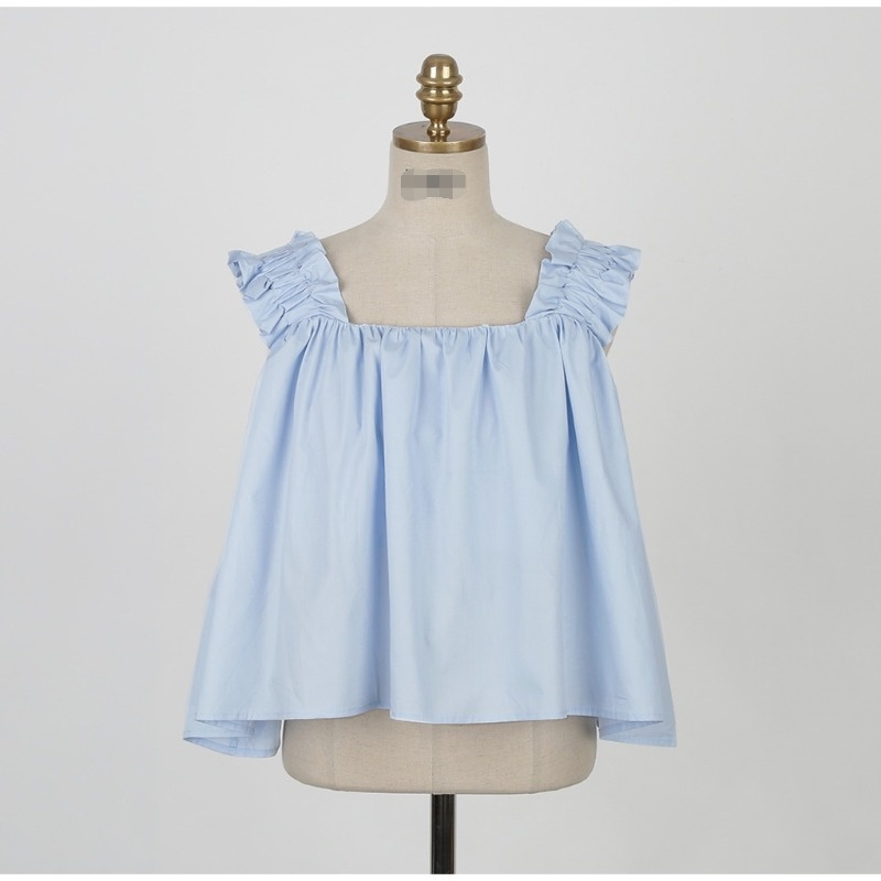 SUXI Áo Sơ Mi Không Tay Dáng Rộng Thời Trang Mùa Hè Dành Cho Nữ