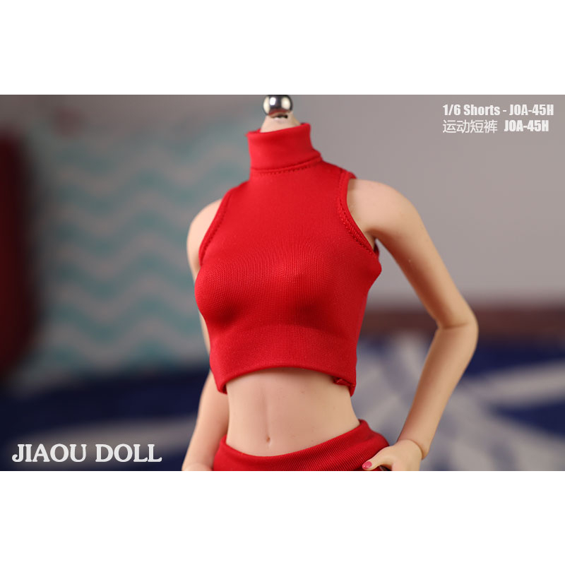 Áo Thun Không Tay JIAOU DOLL JOA-45 1 / 6 Cho Mô Hình Nhân Vật Nữ 12 "