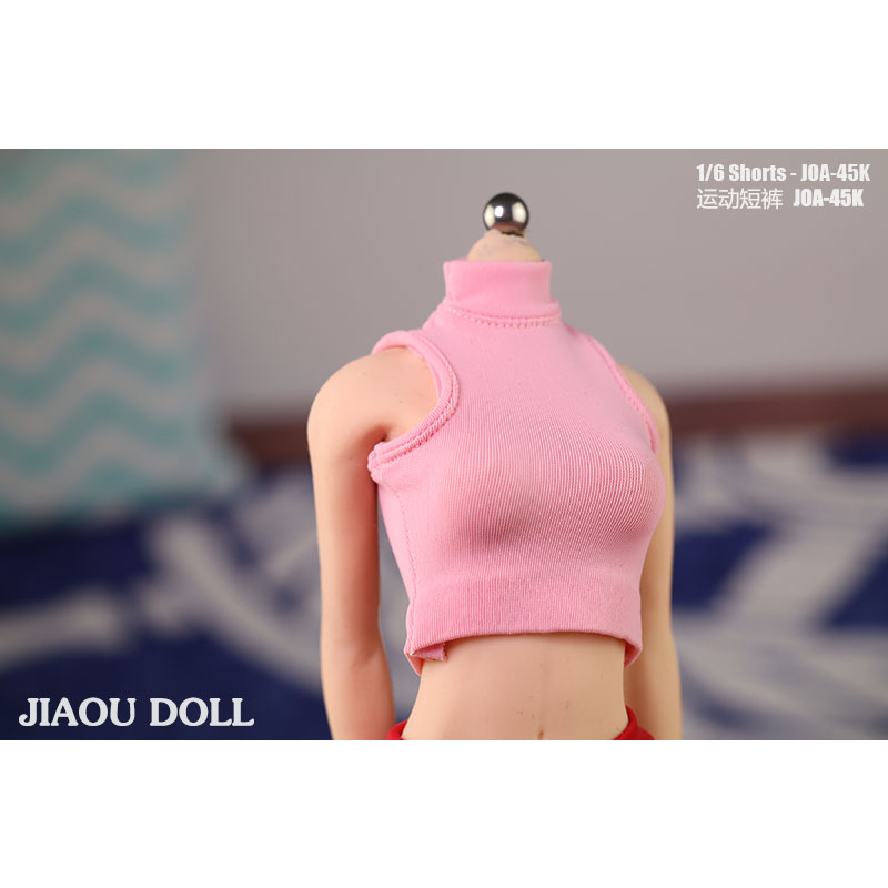 Áo Thun Không Tay JIAOU DOLL JOA-45 1 / 6 Cho Mô Hình Nhân Vật Nữ 12 "