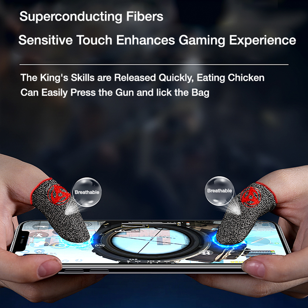 Blueow  Găng Tay Hở Ngón Tay Chơi Game PUBG Chống Mồ Hôi Khi Sinh Tồn