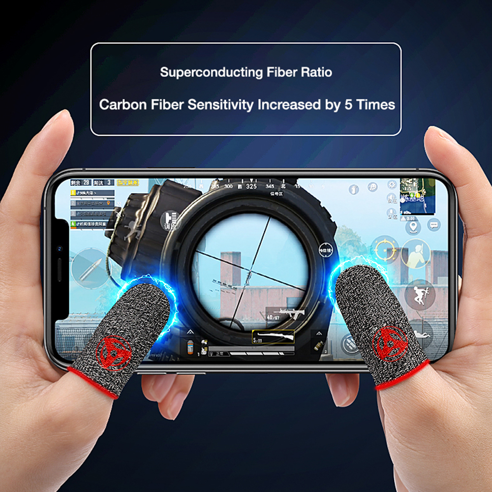 Blueow  Găng Tay Hở Ngón Tay Chơi Game PUBG Chống Mồ Hôi Khi Sinh Tồn