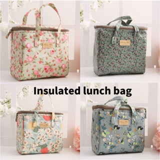 Túi Đựng Hộp Cơm Trưa Giữ Nhiệt Chống Thấm Nước Mới Túi cách nhiệt Canvas  Túi cách nhiệt di động  Túi bento  Túi ăn trưa  Túi đá dã ngoại  Túi bento cách nhiệt  Túi ăn trưa cách nhiệt