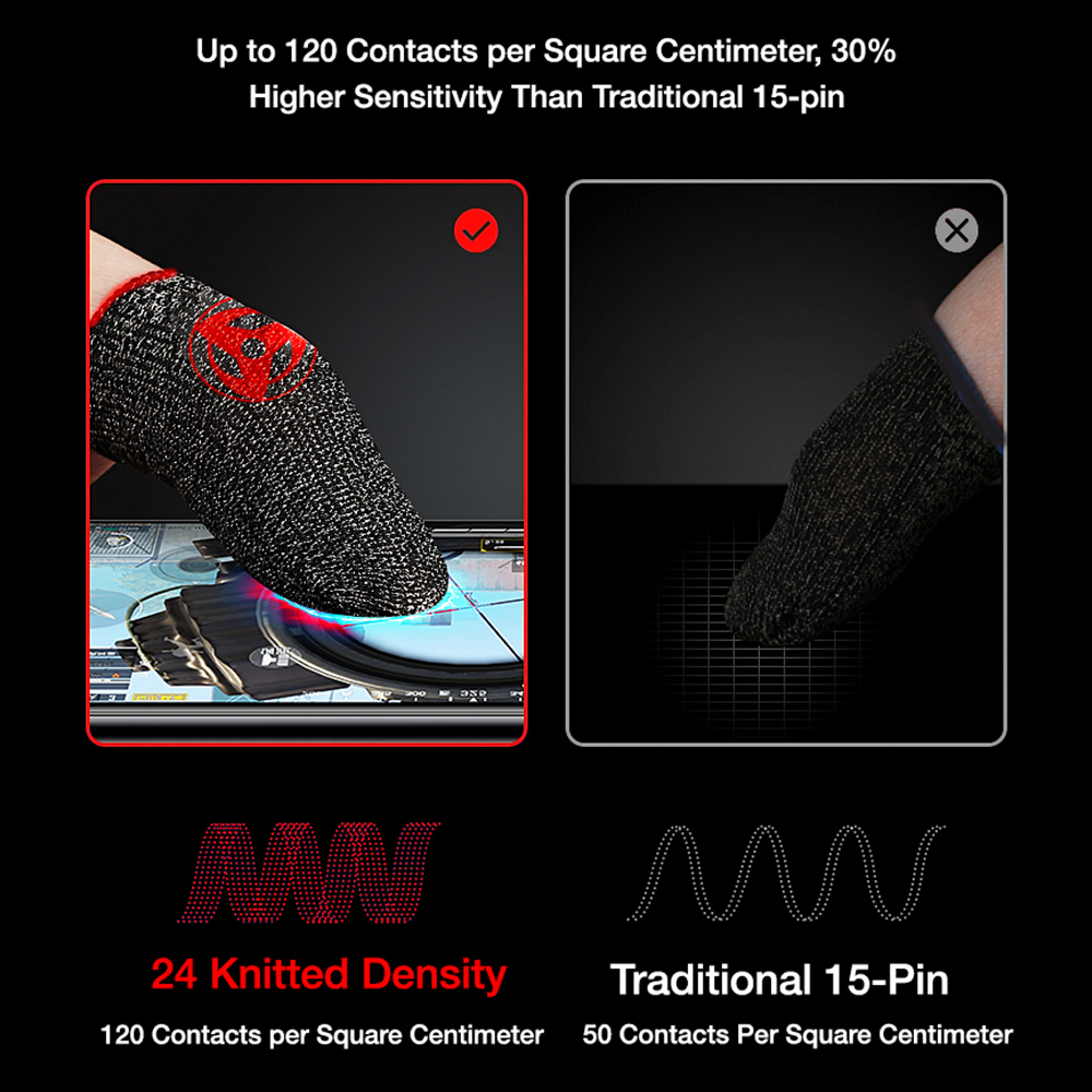 Blueow  Găng Tay Hở Ngón Tay Chơi Game PUBG Chống Mồ Hôi Khi Sinh Tồn