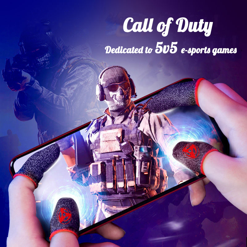 Blueow  Găng Tay Hở Ngón Tay Chơi Game PUBG Chống Mồ Hôi Khi Sinh Tồn