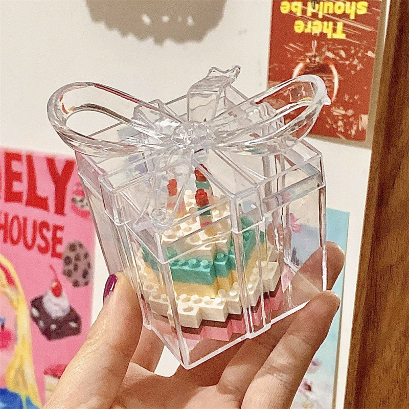 Bộ Đồ Chơi Xếp Hình Bánh Kem Sinh Nhật Mini Diy Sáng Tạo Cho Bé MARGIE A.