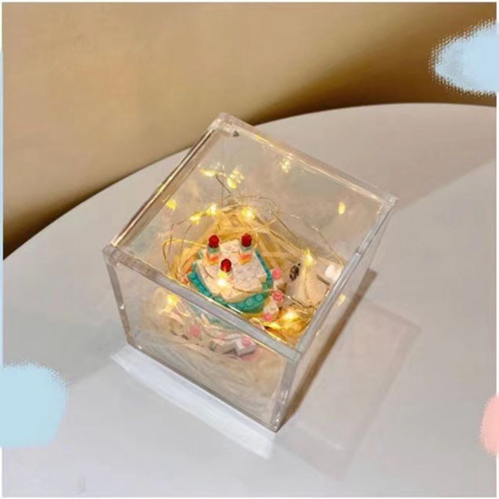 Bộ Đồ Chơi Xếp Hình Bánh Kem Sinh Nhật Mini Diy Sáng Tạo Cho Bé MARGIE A.