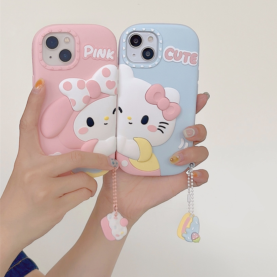 Ôp Điện Thoại Silicon Dẻo Họa Tiết Hoạt Hình melody Dễ Thương Cho iphone case 15 pro max 14 pro max 13 pro max 12 pro max Ốp