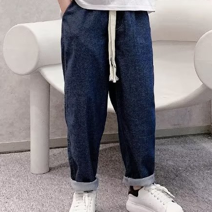 Quần Jean Dài Thiết Kế Mới Đơn Giản Thời Trang Mùa Hè Dành Cho Bé Trai