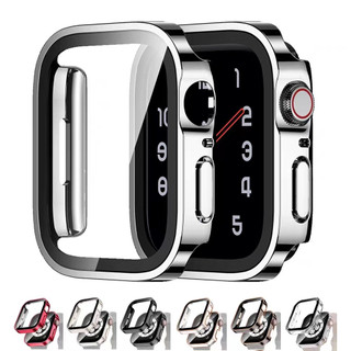 Ốp Bảo Vệ Màn Hình Chống Nước 2 Trong 1 Cho Apple Watch 8 7 45mm 41mm iWatch Series 4 5 SE 6 44mm 40mm