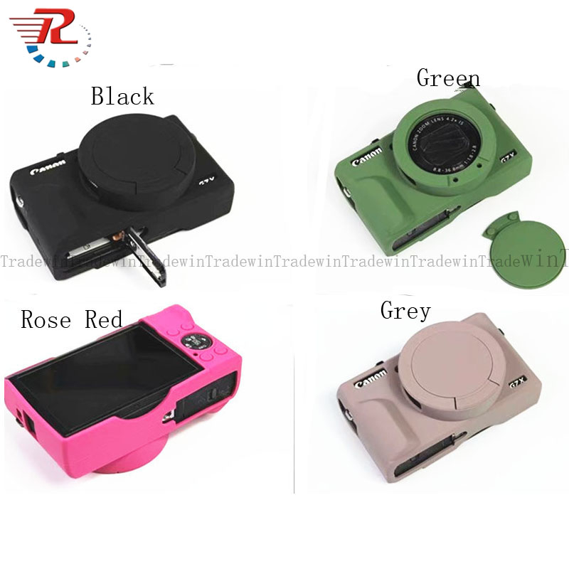 Canon G7X3 G7Xiiii G7X Mark iii Vỏ máy ảnh cao su silicon mềm dành cho Canon G7X3 G7Xii G7X Mark iii