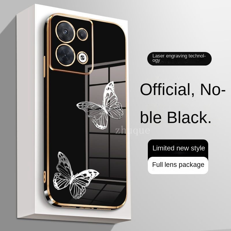 Ốp lưng Vivo Y20i Y20 2021 Y20A Y91 Y95 Y93 Y91i Y15S Y01 Y10 Y21 Y21S Y33S Y51 Y31 Y33 Y51A Y51S Y53S IQOOZ7 60% thẳng cạnh bướm trường hợp điện thoại
