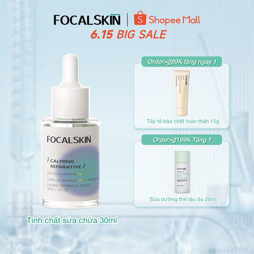 FOCALSKIN Serum Tinh chất Phục Hồi Ổn Định Da Se Khít Lỗ Chân Lông 15ml/30ml