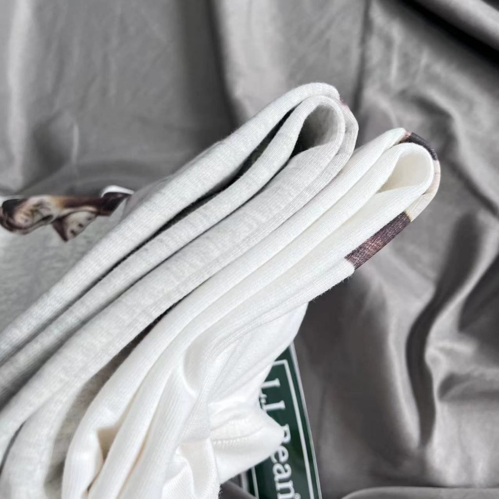 L.l. L.l. L.l. Áo Thun Tay Ngắn In Hình Động Vật Hạt Đậu x BEAMS Phong Cách Nhật Bản Thời Trang Cho Nam Và Nữ