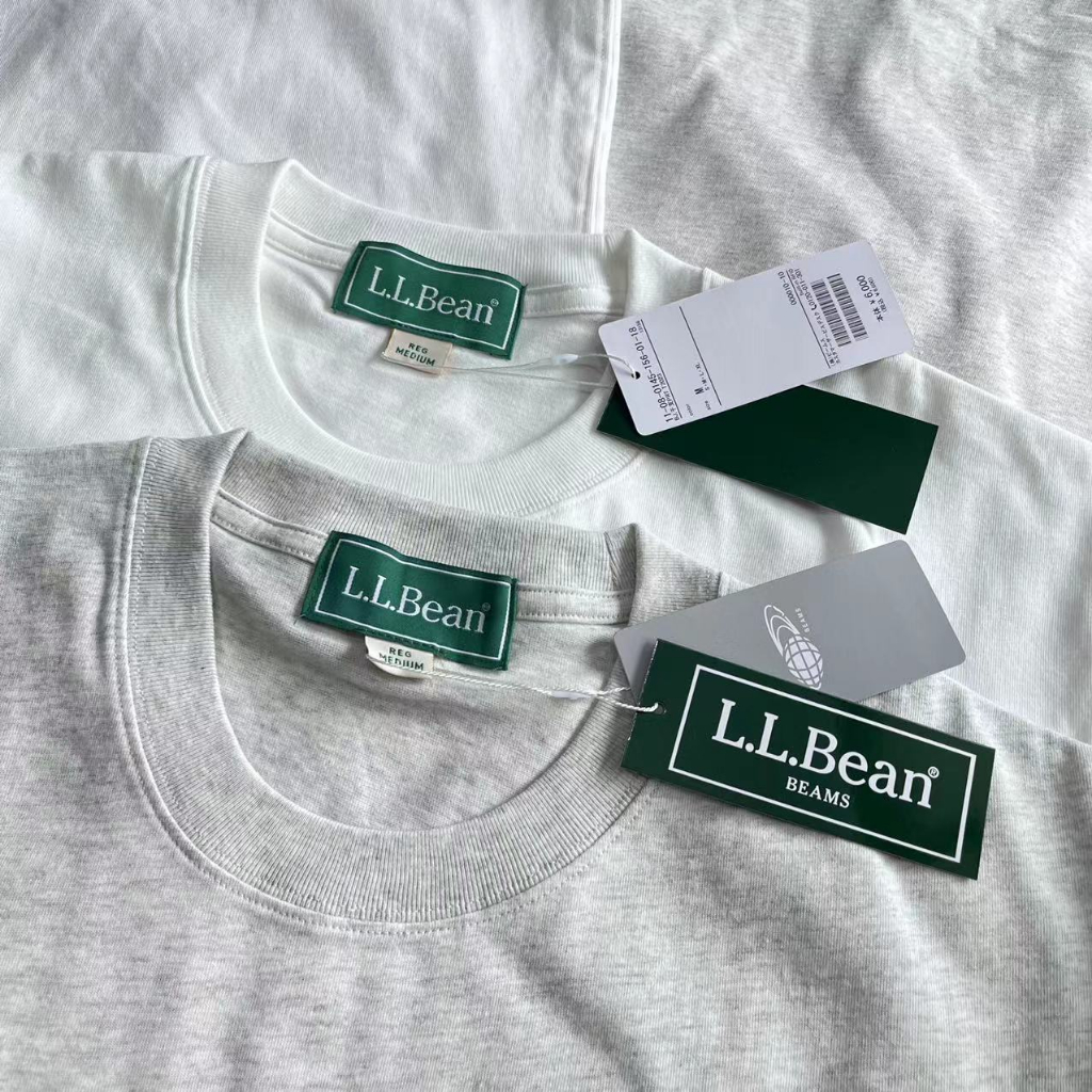 L.l. L.l. L.l. Áo Thun Tay Ngắn In Hình Động Vật Hạt Đậu x BEAMS Phong Cách Nhật Bản Thời Trang Cho Nam Và Nữ