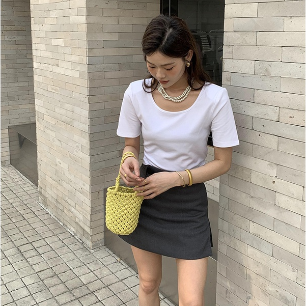 Túi Xách Lưới Đan Tay Phong Cách Mới Cho Nữ