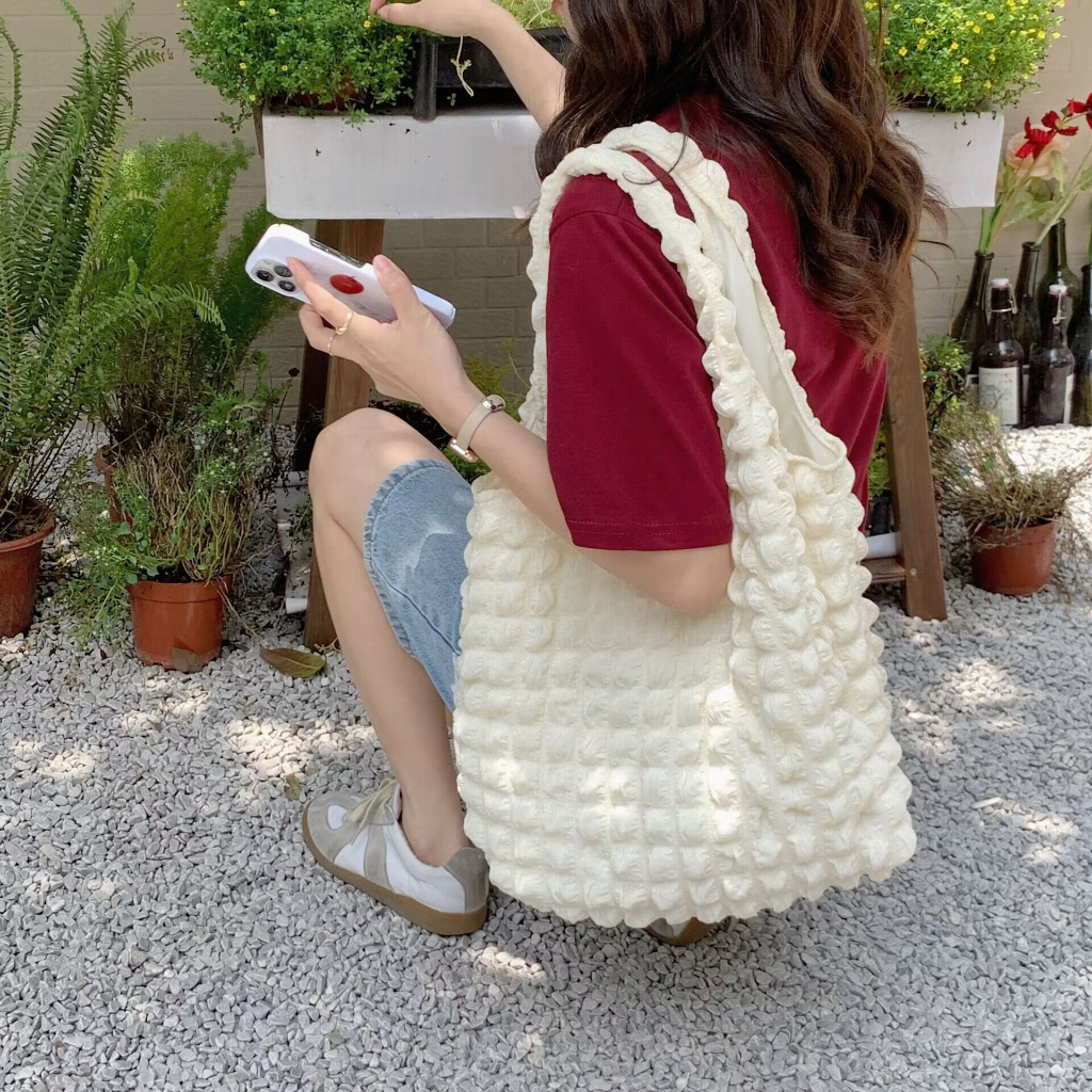 Túi Đeo Vai Đựng Bình Nước Cỡ Lớn Thiết Kế Đơn Giản Cho Nữ Sinh
