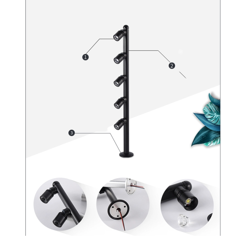 Đèn led Đếm Điểm 2w 3w 5w Chuyên Dụng Cho Tủ Trang Sức