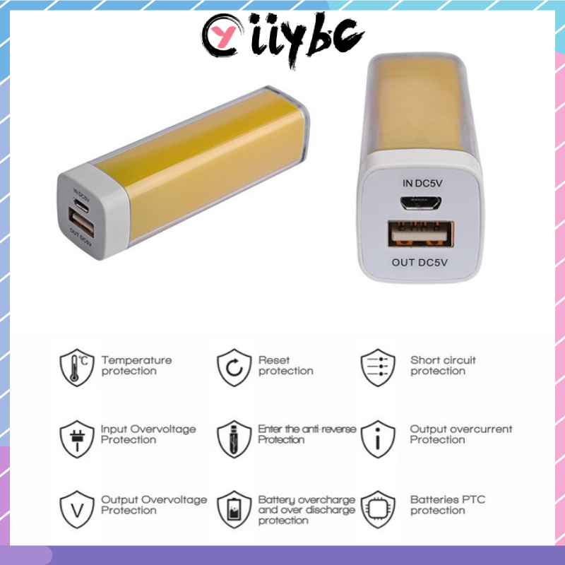 Pin Sạc Dự Phòng 3000mAh Nhiều Màu Sắc Thời Trang Cho Samsung / Xiaomi / oppo / vivo