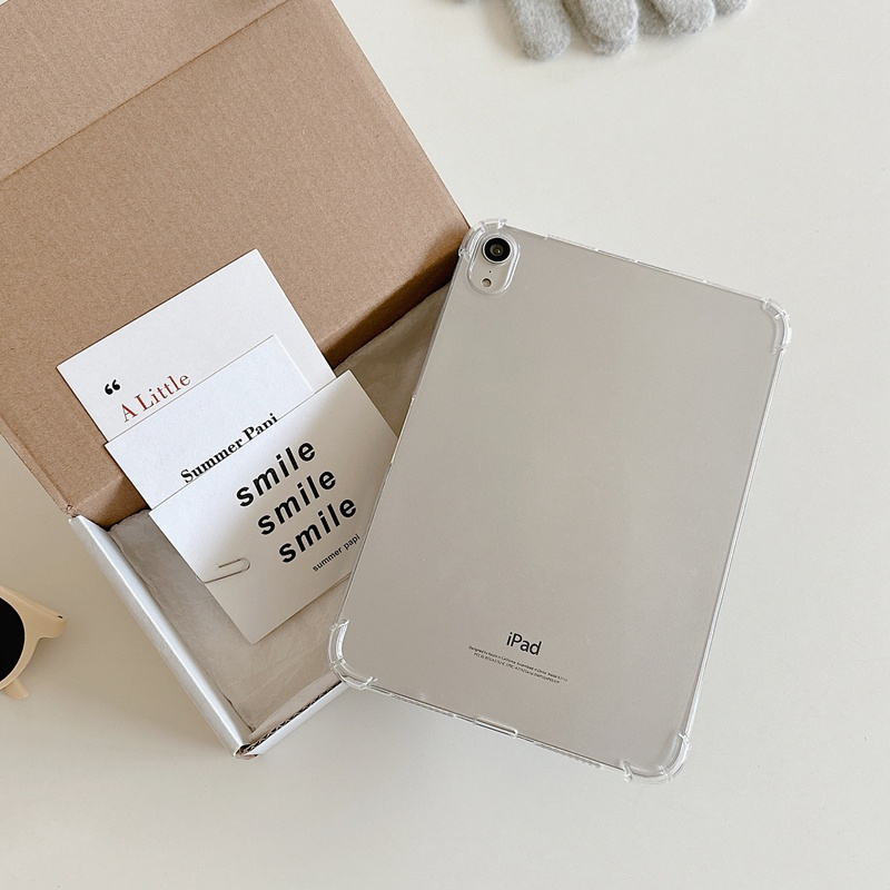 Ốp Máy Tính Bảng Silicon Mềm Trong Suốt Cho iPad 10th 10.9 Air 4 5 Air 3 Pro 10.5 Air 1 2 9.7 2017 2018 Pro 11 2022 M2 2021