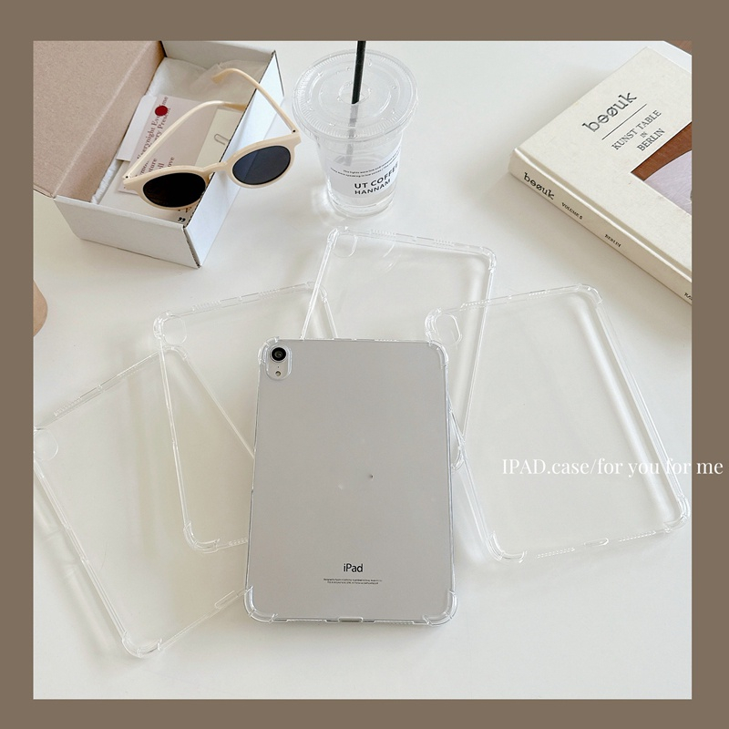Ốp Máy Tính Bảng Silicon Mềm Trong Suốt Cho iPad 10th 10.9 Air 4 5 Air 3 Pro 10.5 Air 1 2 9.7 2017 2018 Pro 11 2022 M2 2021