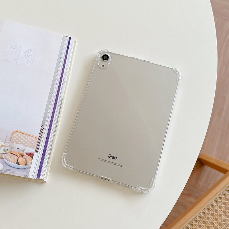 Ốp Máy Tính Bảng Silicon Mềm Trong Suốt Cho iPad 10th 10.9 Air 4 5 Air 3 Pro 10.5 Air 1 2 9.7 2017 2018 Pro 11 2022 M2 2021