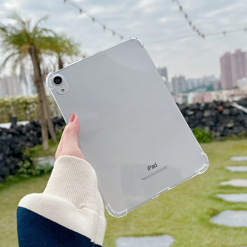 Ốp Máy Tính Bảng Silicon Mềm Trong Suốt Cho iPad 10th 10.9 Air 4 5 Air 3 Pro 10.5 Air 1 2 9.7 2017 2018 Pro 11 2022 M2 2021