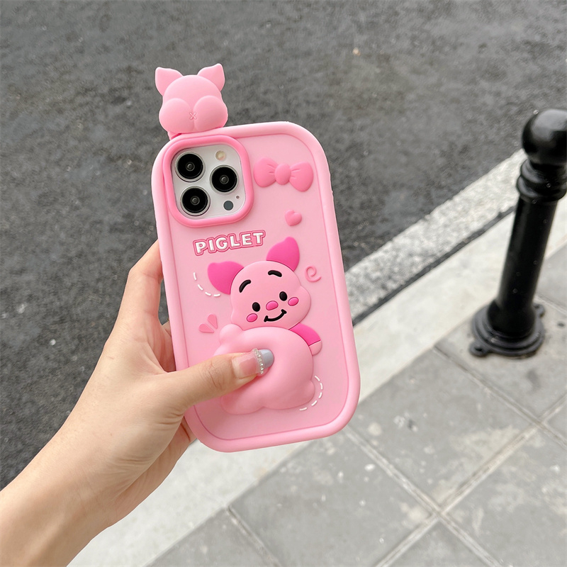 Ốp Lưng Heo Con Dễ Thương Nhiều Mẫu Mã Cho Điện Thoại iphone 14 13 12 11 pro max