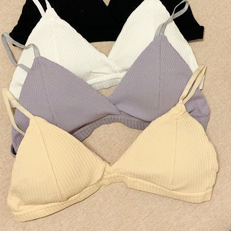 Jiashucheng Áo Ngực Mỏng Không Gọng Hình Tam Giác Chống Chói Chất Lượng Cao