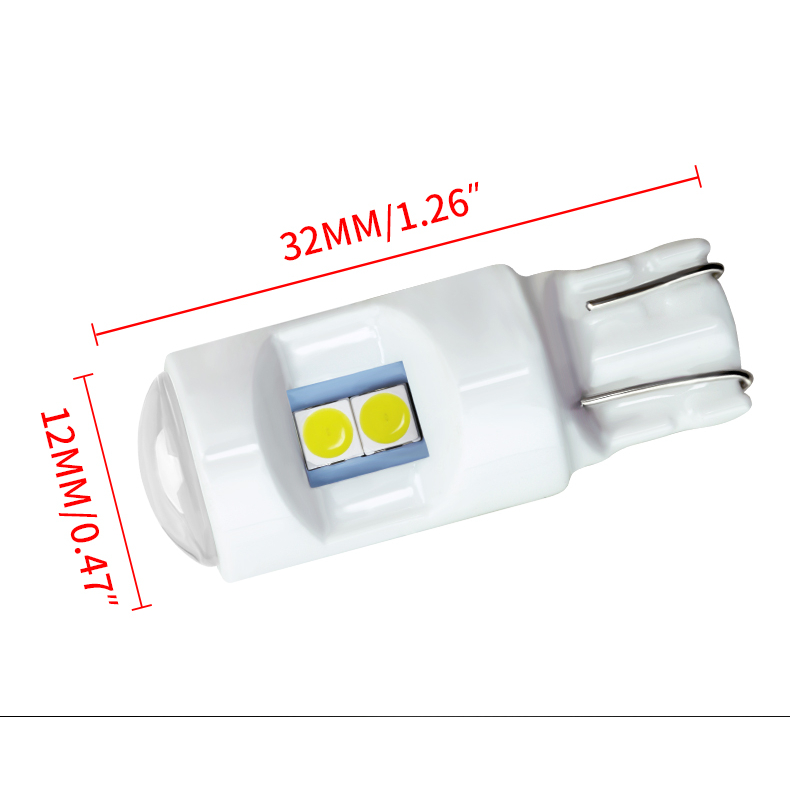 Bóng Đèn LED T10 W5W 3030 SMD Siêu Sáng Ánh Sáng Trắng Dành Cho Ô Tô Xe Máy