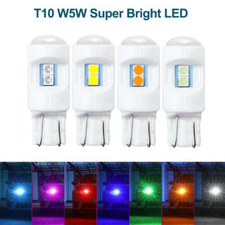 Bóng đèn led t10 w5w 3030 smd siêu sáng ánh sáng trắng dành cho ô tô xe máy