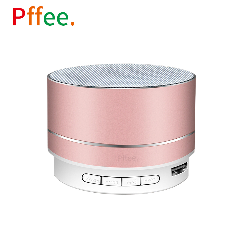 Loa không dây PFFEE bluetooth nhỏ gọn hỗ trợ thẻ TF/ USB AUX tiện lợi