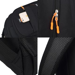 Ba Lô Du Lịch Vải Oxford Màu Trơn Sức Chứa Lớn Thời Trang Mới Cho Nam