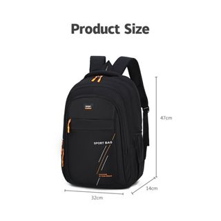 Ba Lô Du Lịch Vải Oxford Màu Trơn Sức Chứa Lớn Thời Trang Mới Cho Nam