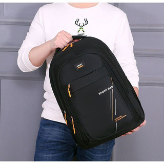 Ba Lô Du Lịch Vải Oxford Màu Trơn Sức Chứa Lớn Thời Trang Mới Cho Nam