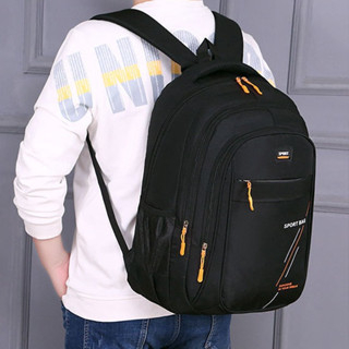 Ba Lô Du Lịch Vải Oxford Màu Trơn Sức Chứa Lớn Thời Trang Mới Cho Nam